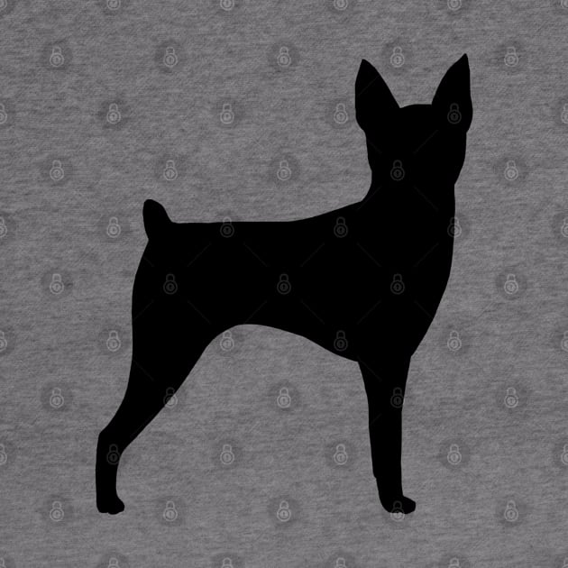 Toy Fox Terrier Silhouette by Coffee Squirrel